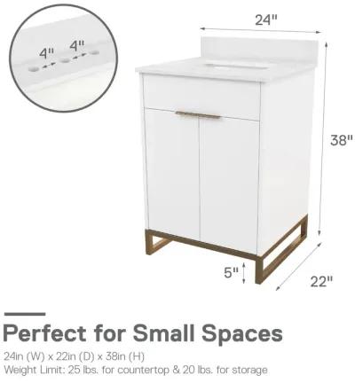 Leona 24 Inch Bathroom Vanity