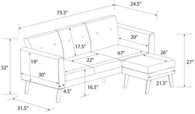 Gloria Sofa Sectional