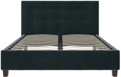 Rose Upholstered Bed with Button Tufted Detail