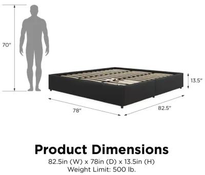 Maven Platform Bed with 2 Storage Drawers