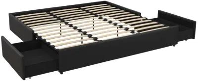 Maven Platform Bed with 2 Storage Drawers