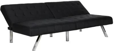 Emily Split-Back Upholstered 2 Seat Convertible Futon