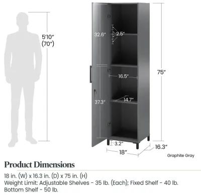 Shelby Tall 1 Door Garage Cabinet