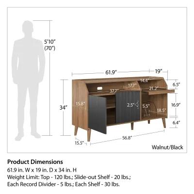 Magnolia TV Console/Record Station