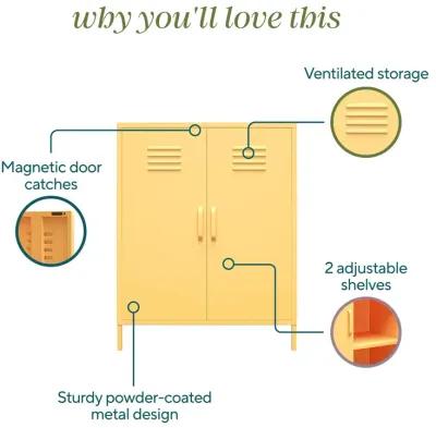 Cache 2 Door Metal Locker Storage Cabinet