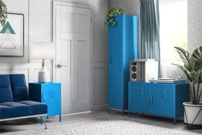 Cache 2 Door Metal Locker Accent Cabinet