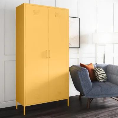 Cache Tall 2 Door Metal Locker Cabinet