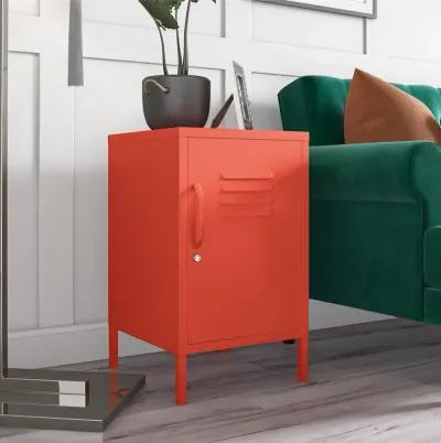 Cache 1 Door Metal Locker End Table