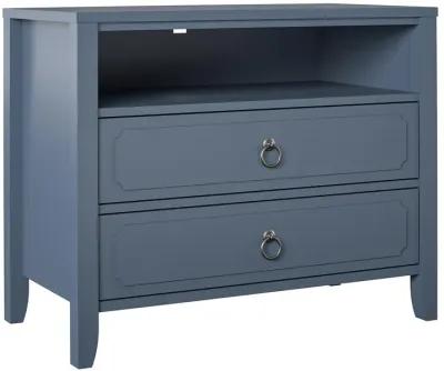 Her Majesty 2 Drawer Nightstand with 1 Open Cubby and 2 Drawers