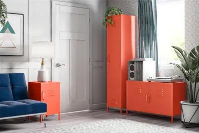 Cache 2 Door Metal Locker Accent Cabinet