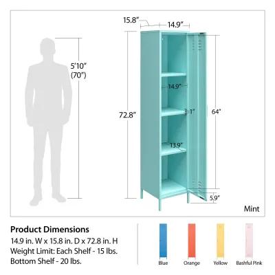 Cache Single Metal Locker Storage Cabinet