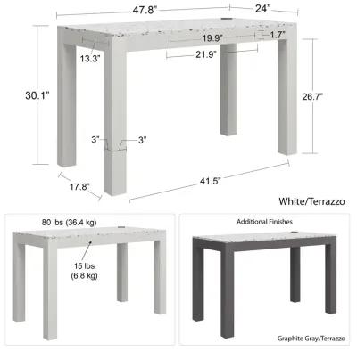 Astor Desk with Wireless Charger