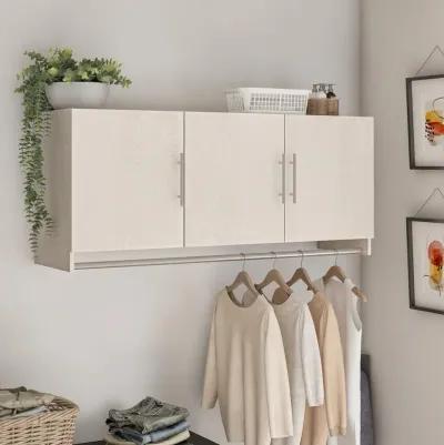 Camberly 3 Door Wall Cabinet with Hanging Rod