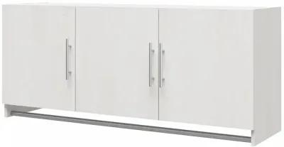 Camberly 3 Door Wall Cabinet with Hanging Rod