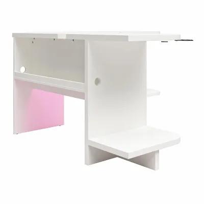 Mod Corner Gaming Desk with LED Light Kit