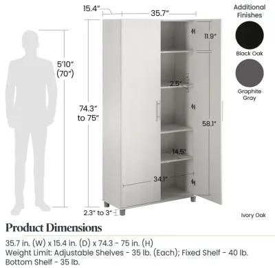 Camberly 36 Inch Utility Storage Cabinet