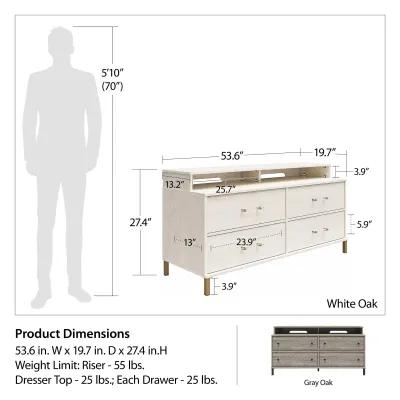 Kalissa Media Dresser for TVs up to 50"