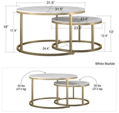 Amelia Nesting Coffee Tables