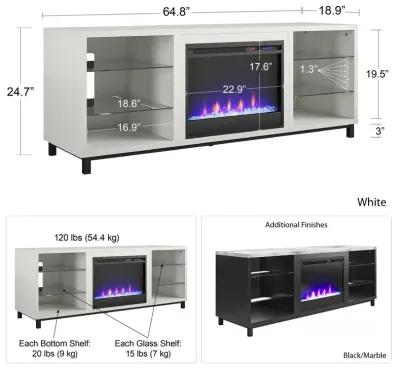 Westchester Fireplace TV Stand for TVs up to 65''