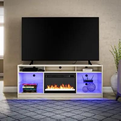 Luna Fireplace TV Stand for TVs up to 65 Inches