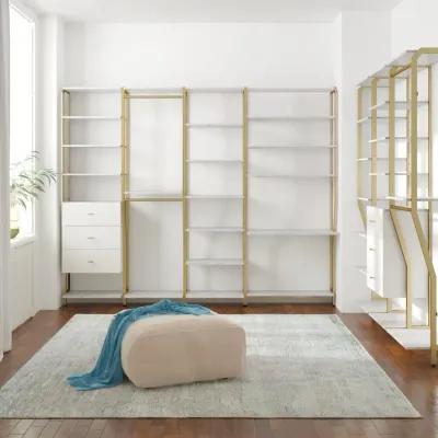 Gwyneth Closet System with 6 Shelves