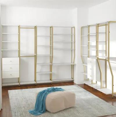 Gwyneth Closet System with 6 Shelves