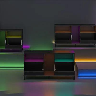 Falcon Youth Gaming TV Stand with ARGB LED Lights