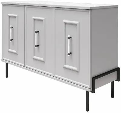 Liberty 3 Door Accent Cabinet with Faux Marble Top