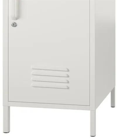 Shadwick 2 Door Single Metal Locker Style Storage Cabinet