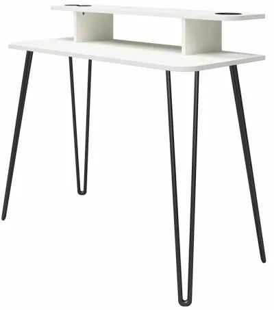 Kimberly At Home 2-Tier Vanity with Metal Hairpin Legs