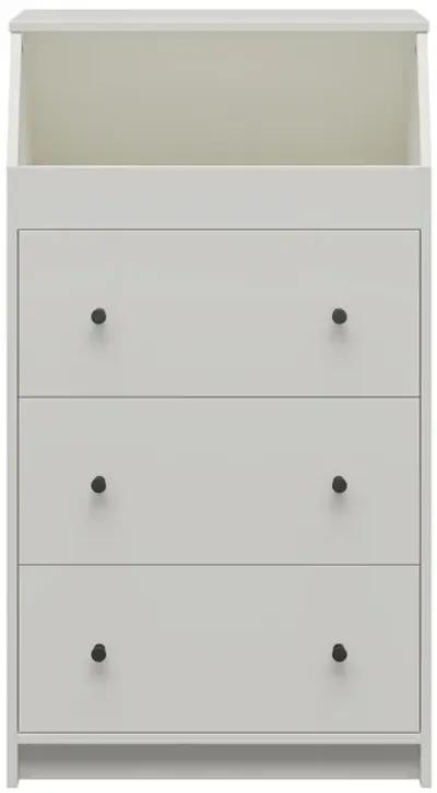 The Loft 3 Drawer Dresser with Open Top Storage