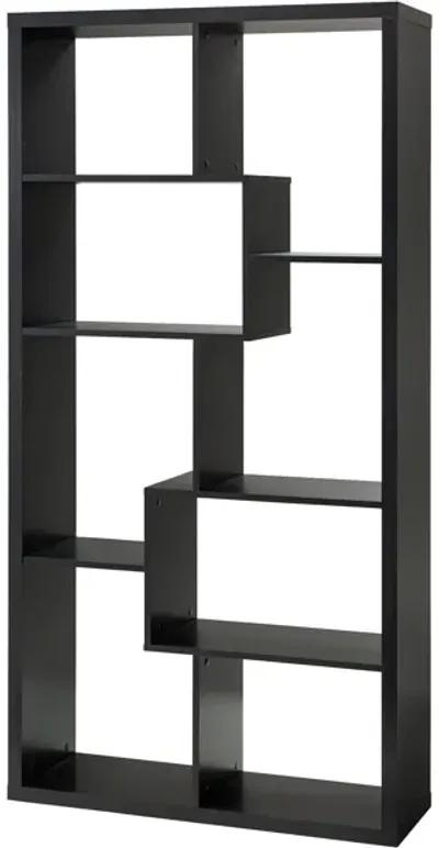 Leva Scandinavian Style Open Bookcase with Multiple Shelves