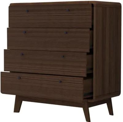 Leva Scandinavian Style 4 Drawer Dresser