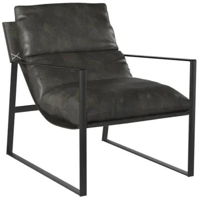 Uptown Varick Faux Leather Accent Chair