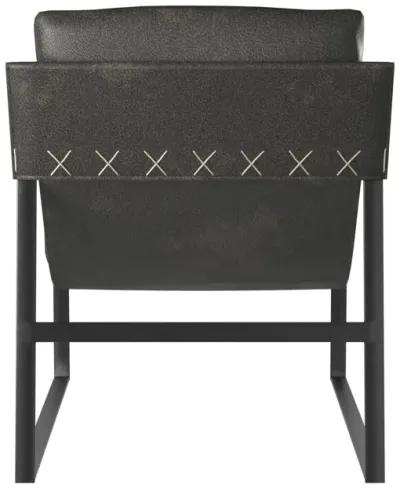 Uptown Varick Faux Leather Accent Chair