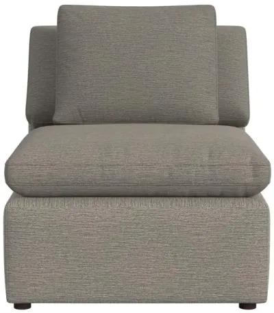 York Modular Pillow Top Armless Chair with Back Pillow