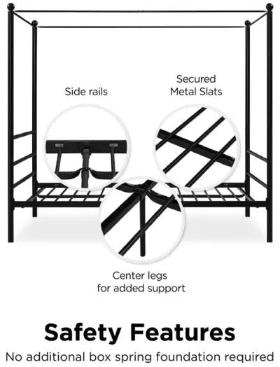 Eden Metal Canopy Bed