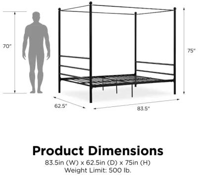 Eden Metal Canopy Bed