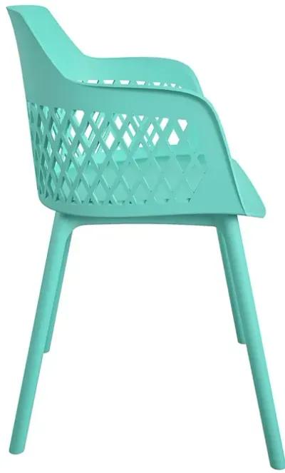 Resin Lattice Dining Chairs, Indoor/Outdoor, 2-Pack