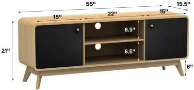 Leva Media Console TV Stand with Storage