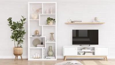 Leva Media Console TV Stand with Storage