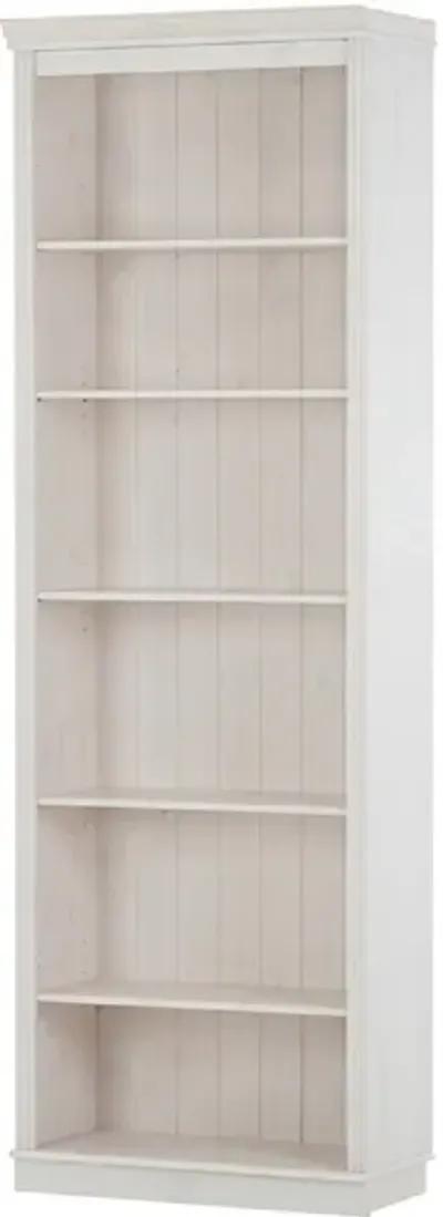 Anita Solid Wood 6 Shelf Open Bookcase