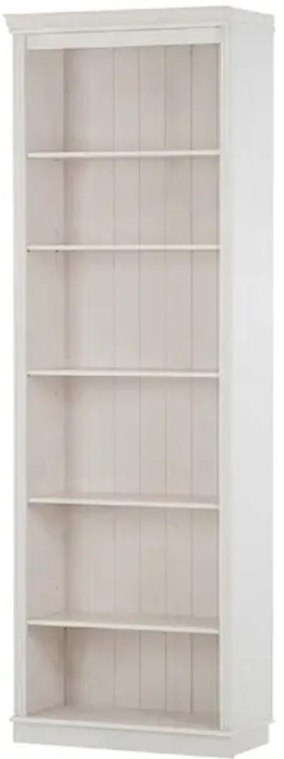 Anita Solid Wood 6 Shelf Open Bookcase