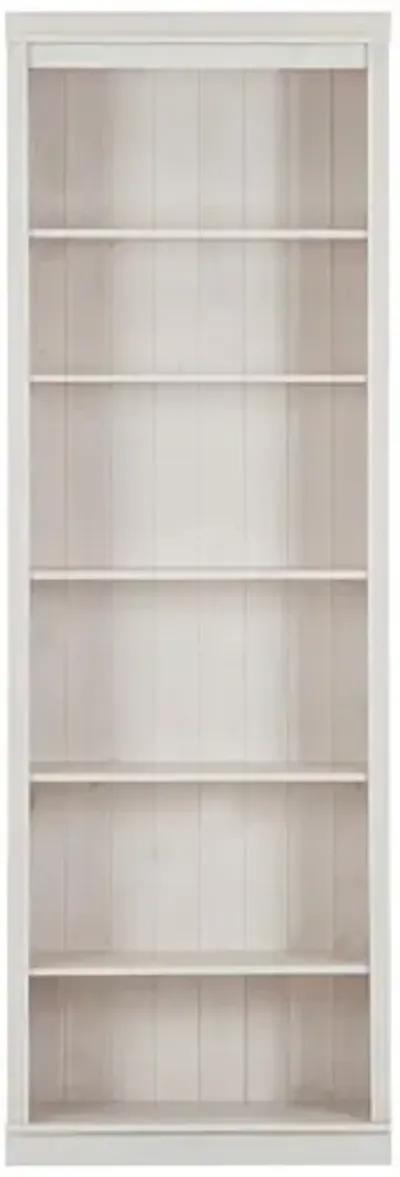 Anita Solid Wood 6 Shelf Open Bookcase