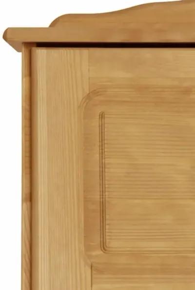 Chester Solid Wood Fold Out Storage Desk with Bottom Storage Cabinet