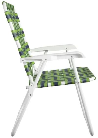 Folding Weather-Resistant Lawn Chairs, Set of 2