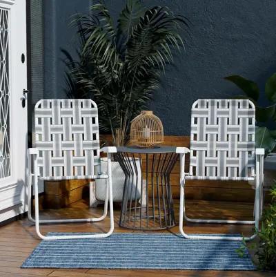 Poolside Gossip Priscilla Folding Lawn Chairs, Set of 2