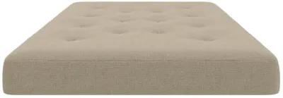 Cozey 8-Inch Pocket Spring Coil Full Sized Futon Mattress with Polyester Linen