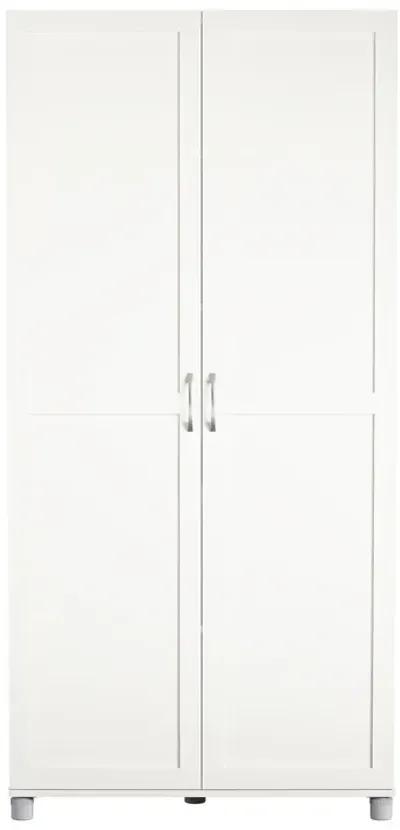 Basin Framed 36 Inch Utility Cabinet with 5 Shelves