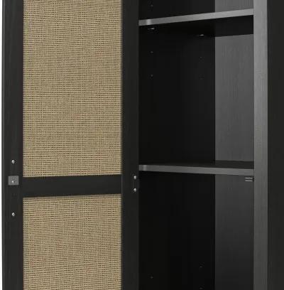 Amberly Tall 1 Door Cabinet with 4 Shelves